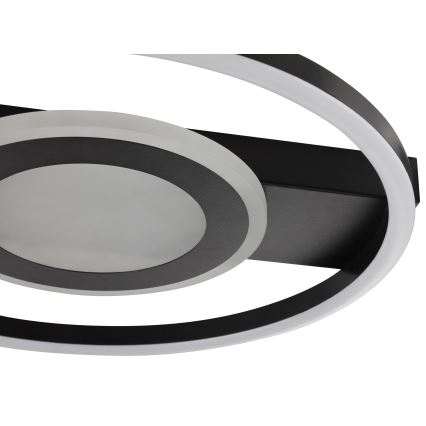 Brilliant - LED RGBW aptumšojams griestu gaismeklis MAUREEN LED/20W/230V 3000-6500K melns + tālvadības pults