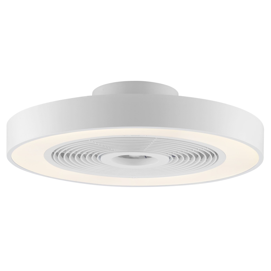 Brilliant - regulējama LED RGBW griestu lampa ar ventilatoru CATANIA LED/37W/230V 2700-6500K Ø 48,6 cm balta + tālvadība