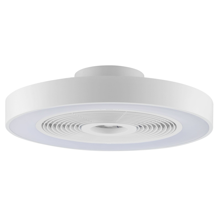 Brilliant - regulējama LED RGBW griestu lampa ar ventilatoru CATANIA LED/37W/230V 2700-6500K Ø 48,6 cm balta + tālvadība