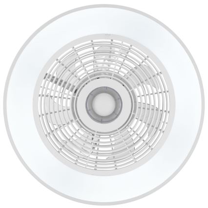 Brilliant - regulējama LED RGBW griestu lampa ar ventilatoru CATANIA LED/37W/230V 2700-6500K Ø 48,6 cm balta + tālvadība