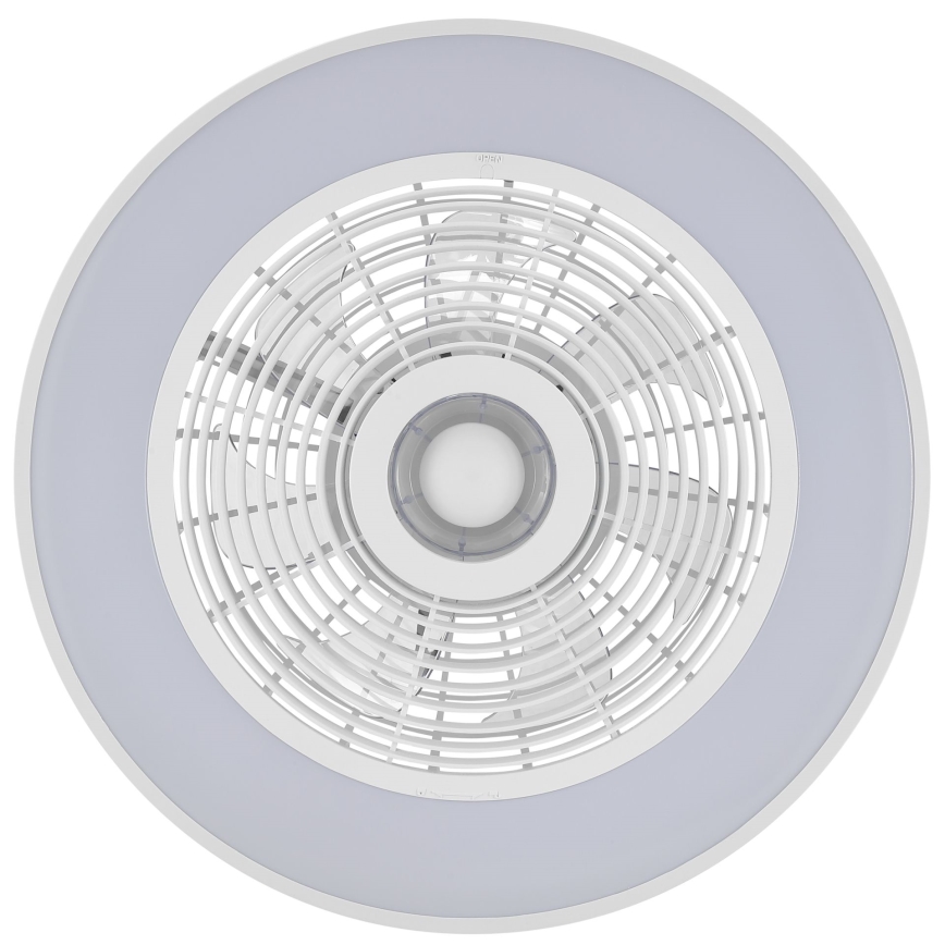 Brilliant - regulējama LED RGBW griestu lampa ar ventilatoru CATANIA LED/37W/230V 2700-6500K Ø 48,6 cm balta + tālvadība