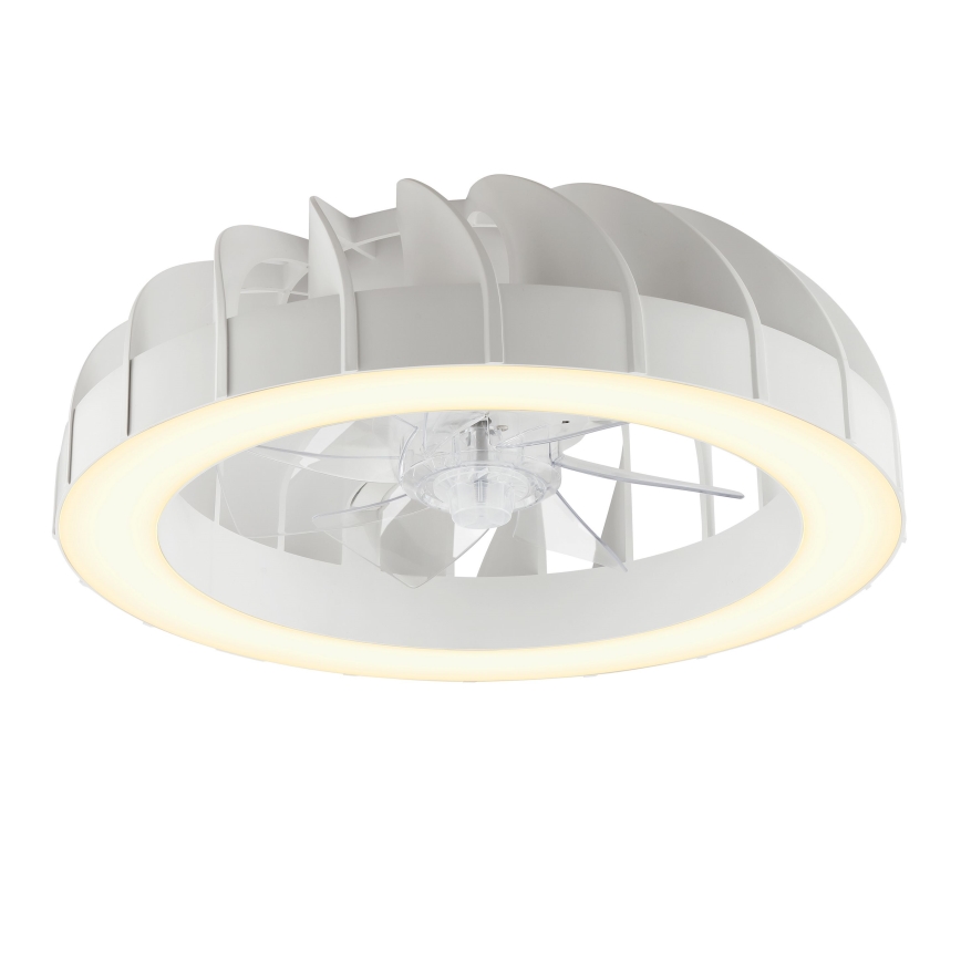 Brilliant - LED RGBW Regulējams griestu ventilators ar gaismu FANORA LED/30W/230V 2700-6500K Ø 46 cm balts + tālvadības pults