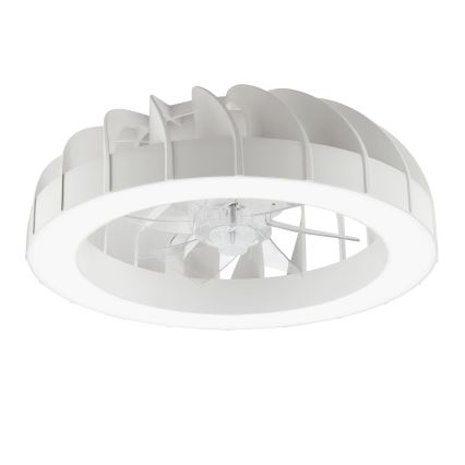 Brilliant - LED RGBW Regulējams griestu ventilators ar gaismu FANORA LED/30W/230V 2700-6500K Ø 46 cm balts + tālvadības pults