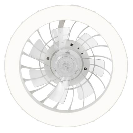 Brilliant - LED RGBW Regulējams griestu ventilators ar gaismu FANORA LED/30W/230V 2700-6500K Ø 46 cm balts + tālvadības pults