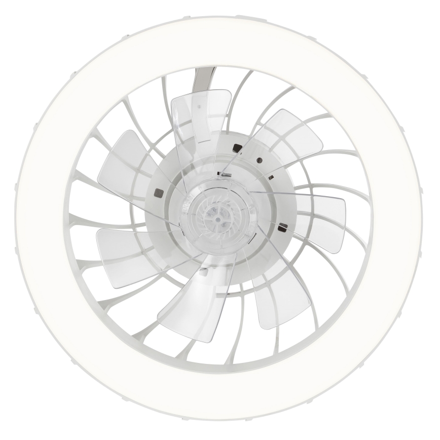 Brilliant - LED RGBW Regulējams griestu ventilators ar gaismu FANORA LED/30W/230V 2700-6500K Ø 46 cm balts + tālvadības pults