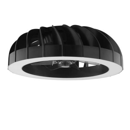 Brilliant - LED RGBW Regulējams griestu ventilators ar gaismu FANORA LED/30W/230V 2700-6500K Ø 46 cm melns + tālvadības pults