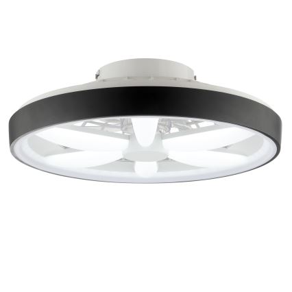 Brilliant - LED RGBW Regulējams griestu ventilators ar gaismu GAIANO LED/48W/230V 2700-6500K melns + tālvadības pults
