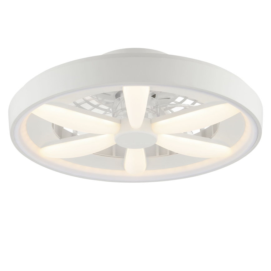 Brilliant - LED RGBW Aptumšojams griestu ventilators ar lampu GAIANO LED/48W/230V 2700-6500K balta + tālvadības pults