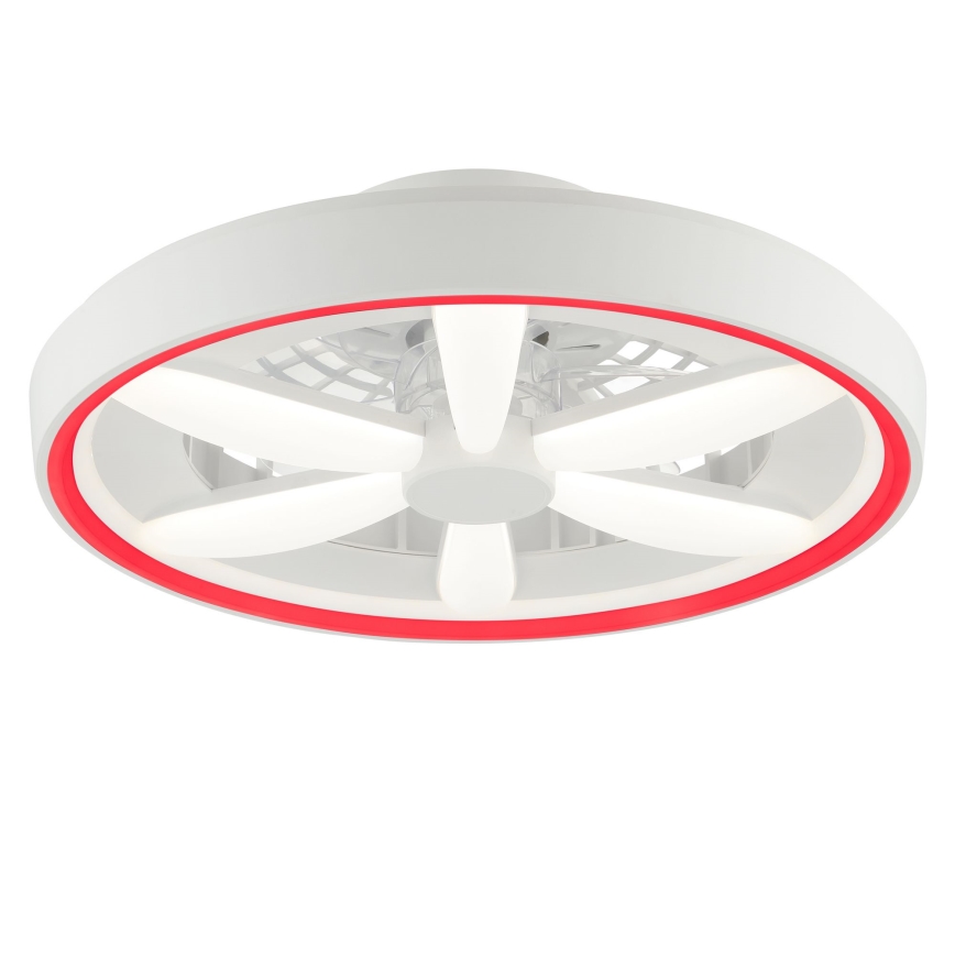 Brilliant - LED RGBW Aptumšojams griestu ventilators ar lampu GAIANO LED/48W/230V 2700-6500K balta + tālvadības pults