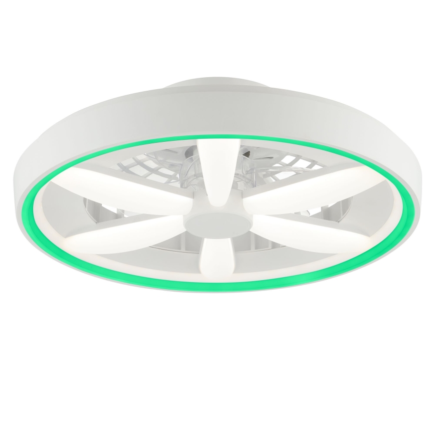 Brilliant - LED RGBW Aptumšojams griestu ventilators ar lampu GAIANO LED/48W/230V 2700-6500K balta + tālvadības pults