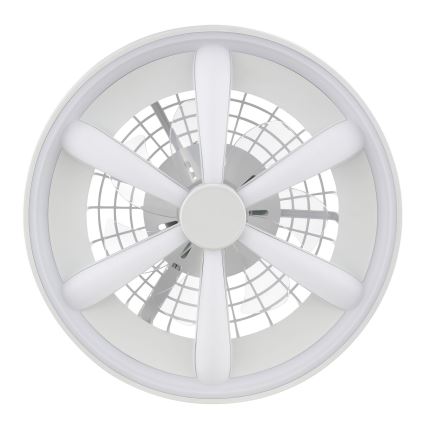 Brilliant - LED RGBW Aptumšojams griestu ventilators ar lampu GAIANO LED/48W/230V 2700-6500K balta + tālvadības pults