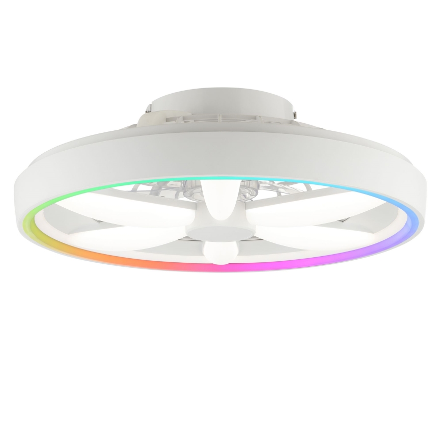 Brilliant - LED RGBW Aptumšojams griestu ventilators ar lampu GAIANO LED/48W/230V 2700-6500K balta + tālvadības pults