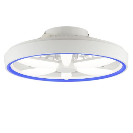 Brilliant - LED RGBW Aptumšojams griestu ventilators ar lampu GAIANO LED/48W/230V 2700-6500K balta + tālvadības pults