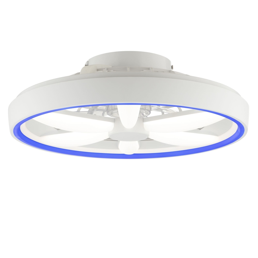 Brilliant - LED RGBW Aptumšojams griestu ventilators ar lampu GAIANO LED/48W/230V 2700-6500K balta + tālvadības pults