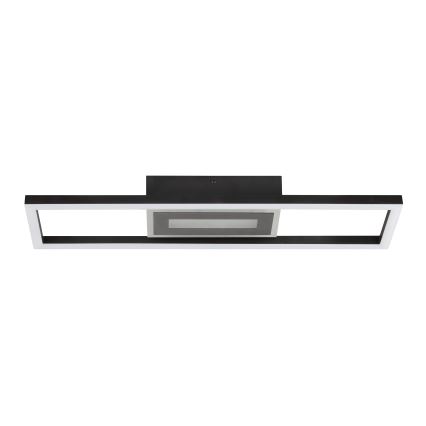Brilliant - LED RGBW regulējams griestu gaismeklis BESSON LED/20W/230V 3000-6500K melns + tālvadības pults