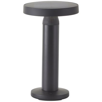 Brilliant - LED Saules enerģijas aptumšojama skārienvadāma lampa MAGUA LED/2W/3,7V IP44 melna