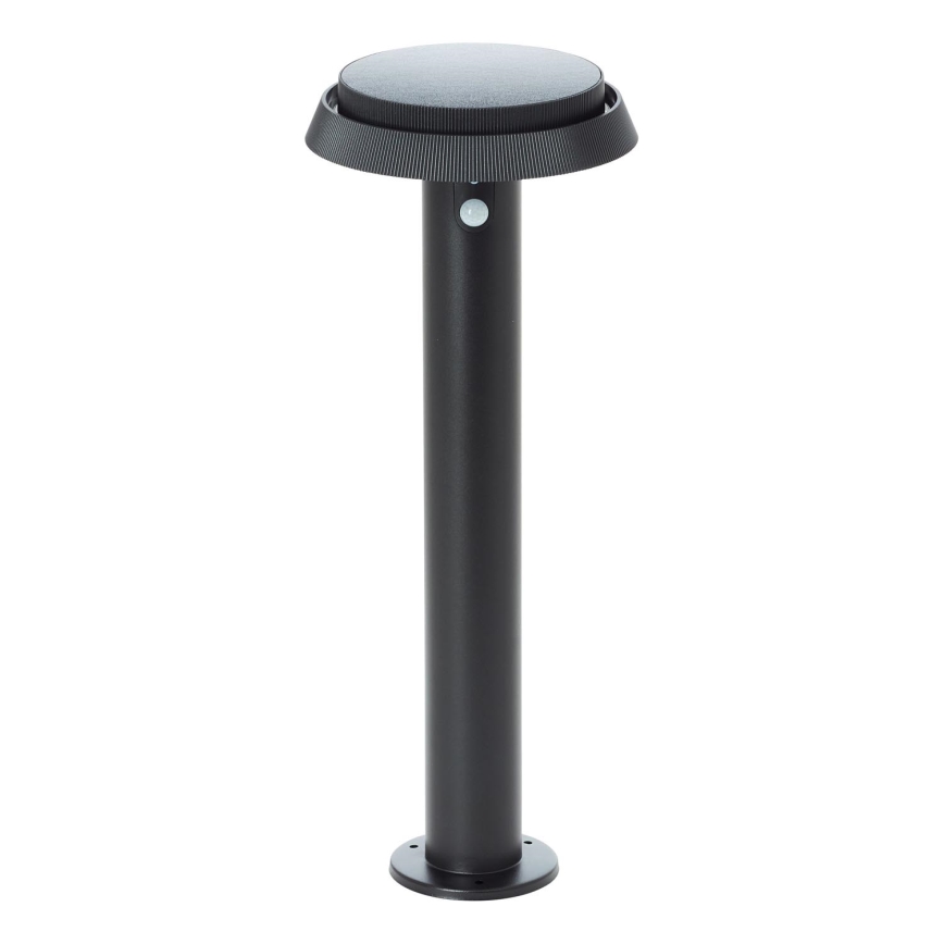 Brilliant - LED Saules enerģijas lampa ar sensoru ALVERO LED/4W/3,7V 50 cm IP44 melna