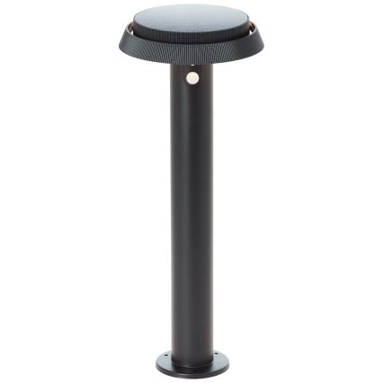 Brilliant - LED Saules enerģijas lampa ar sensoru ALVERO LED/4W/3,7V 50 cm IP44 melna