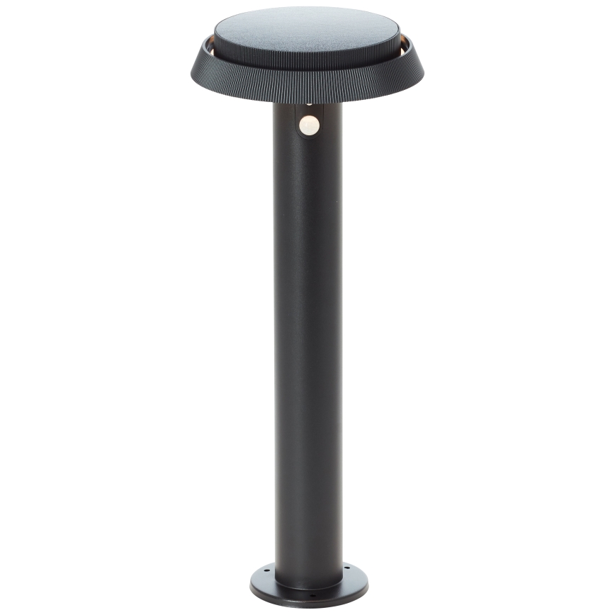 Brilliant - LED Saules enerģijas lampa ar sensoru ALVERO LED/4W/3,7V 50 cm IP44 melna
