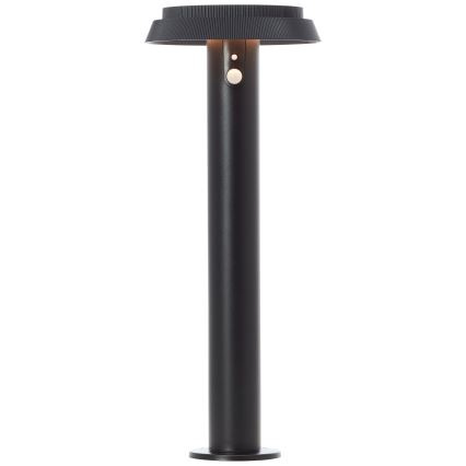 Brilliant - LED Saules enerģijas lampa ar sensoru ALVERO LED/4W/3,7V 50 cm IP44 melna