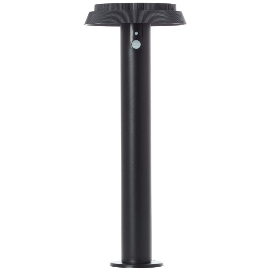 Brilliant - LED Saules enerģijas lampa ar sensoru ALVERO LED/4W/3,7V 50 cm IP44 melna