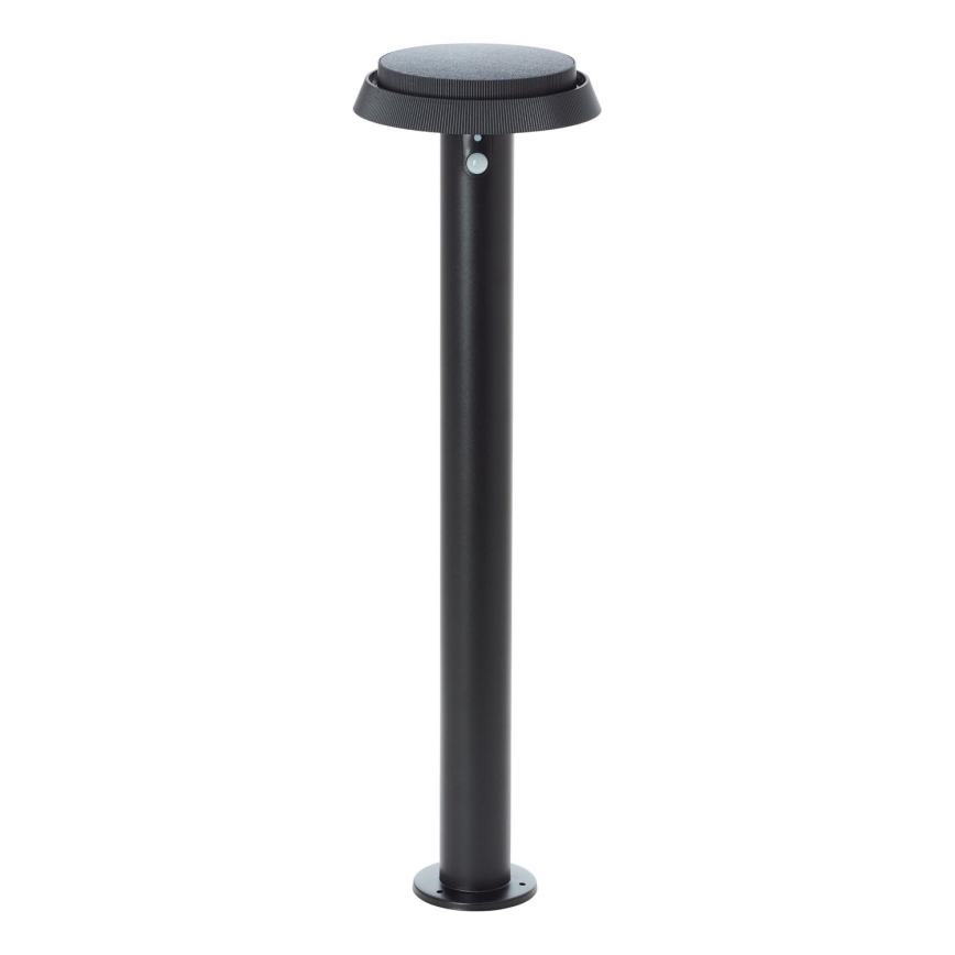 Brilliant - LED Saules enerģijas lampa ar sensoru ALVERO LED/4W/3,7V 70 cm IP44 melna