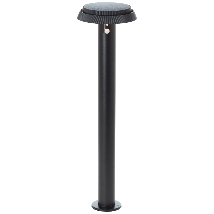 Brilliant - LED Saules enerģijas lampa ar sensoru ALVERO LED/4W/3,7V 70 cm IP44 melna