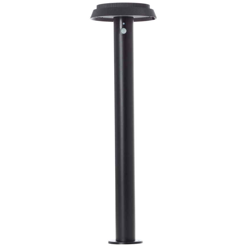 Brilliant - LED Saules enerģijas lampa ar sensoru ALVERO LED/4W/3,7V 70 cm IP44 melna