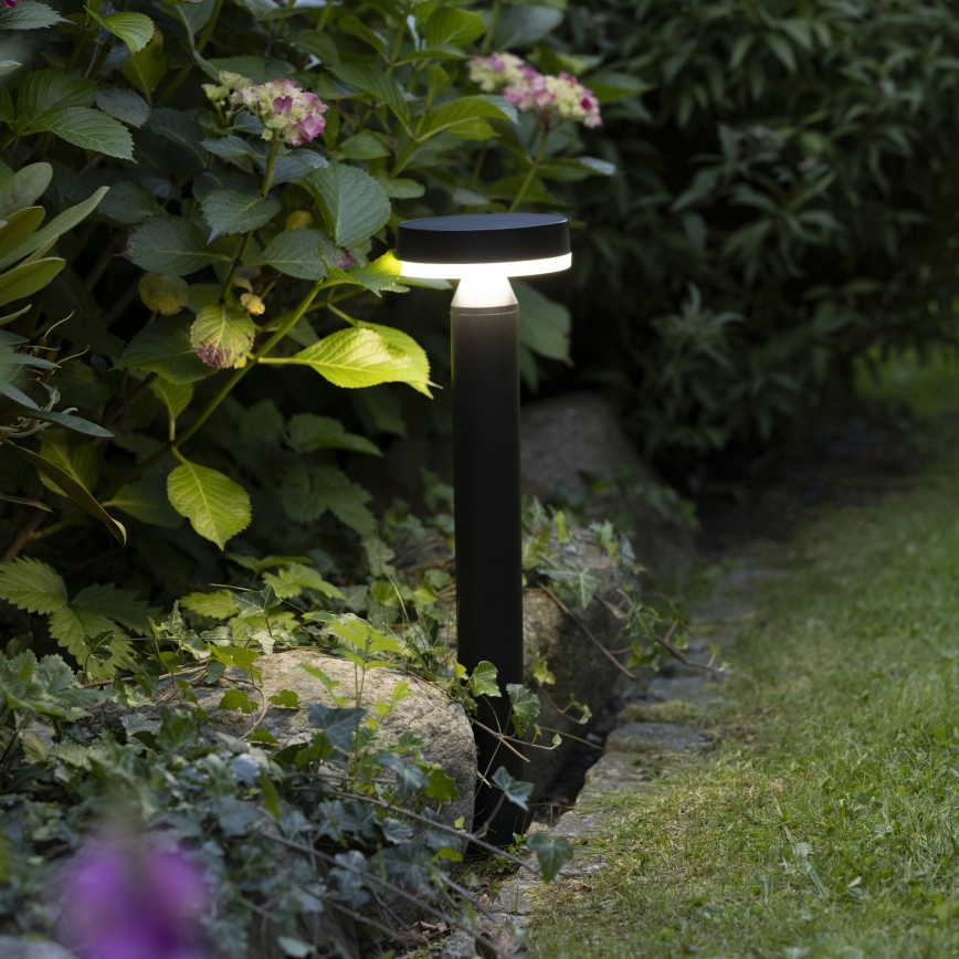Brilliant - LED Saules enerģijas lampa ar sensoru MAGUA LED/4W/3,7V 50,2 cm IP44 melna