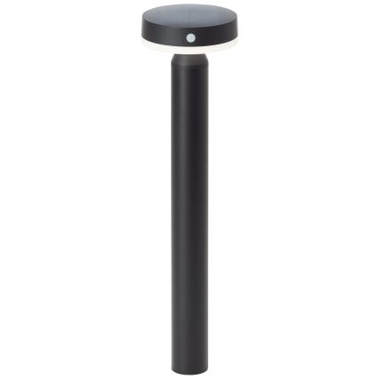 Brilliant - LED Saules enerģijas lampa ar sensoru MAGUA LED/4W/3,7V 50,2 cm IP44 melna