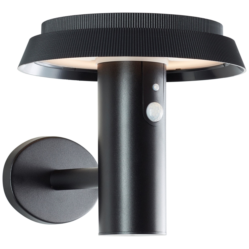 Brilliant - LED Saules enerģijas sienas lampa ar sensoru ALVERO LED/4W/3,7V IP44