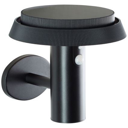 Brilliant - LED Saules enerģijas sienas lampa ar sensoru ALVERO LED/4W/3,7V IP44
