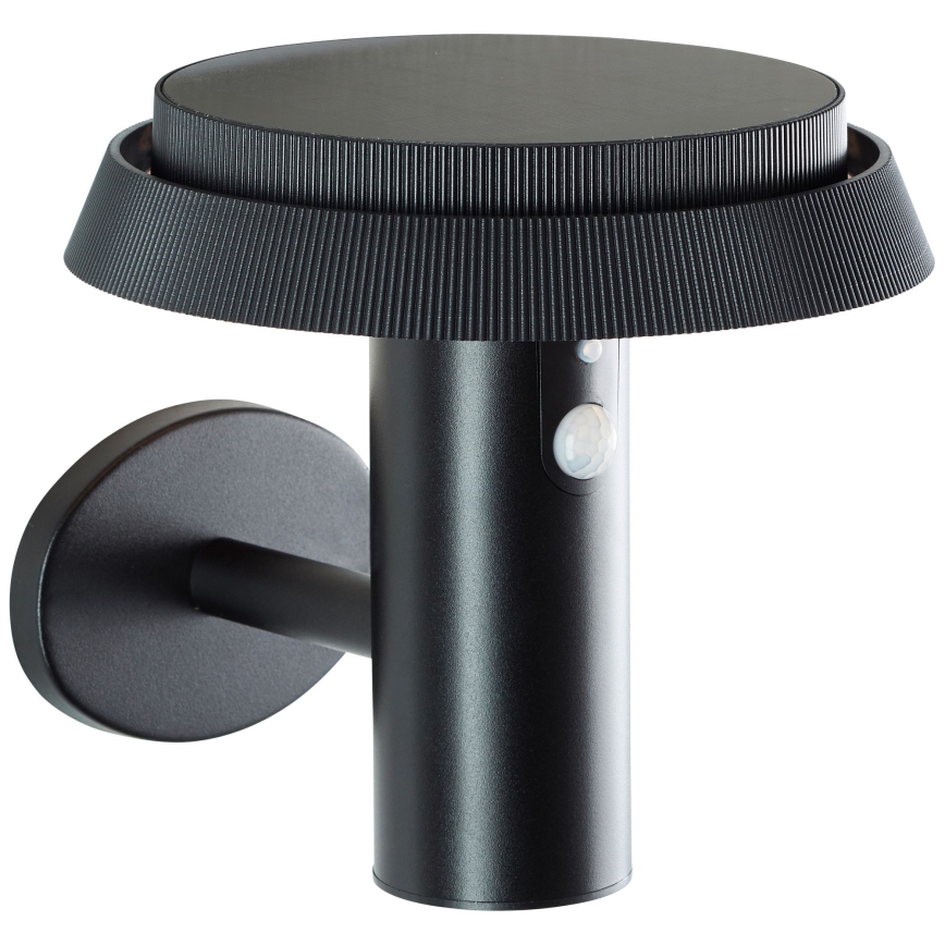 Brilliant - LED Saules enerģijas sienas lampa ar sensoru ALVERO LED/4W/3,7V IP44