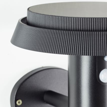 Brilliant - LED Saules enerģijas sienas lampa ar sensoru ALVERO LED/4W/3,7V IP44