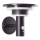 Brilliant - LED Saules enerģijas sienas lampa ar sensoru GARVINA LED/3W/3,7V IP44 melna