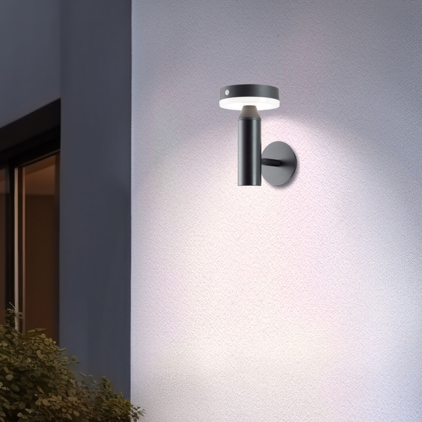 Brilliant - LED Saules enerģijas sienas lampa ar sensoru MAGUA LED/4W/3,7V IP44