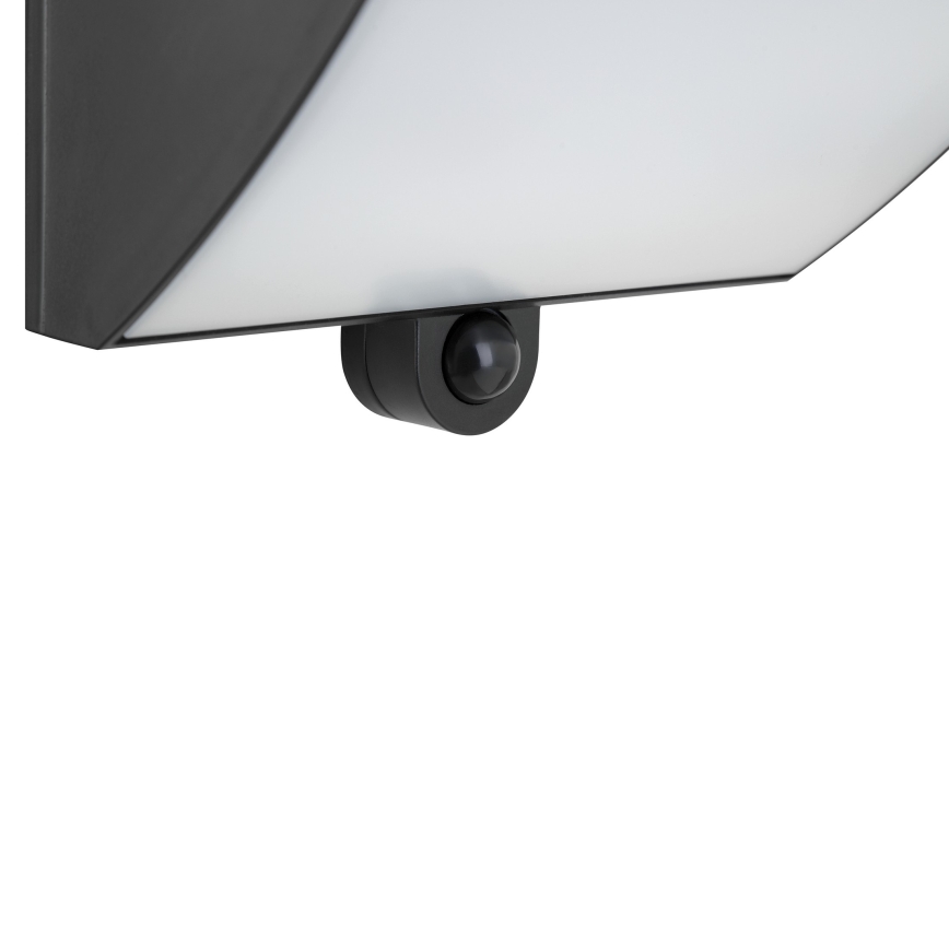 Brilliant - LED saules sienas gaismeklis ar sensoru SIERRA LED/6W/3,7V 2700/4000/6500K 2000 mAh IP54 melns