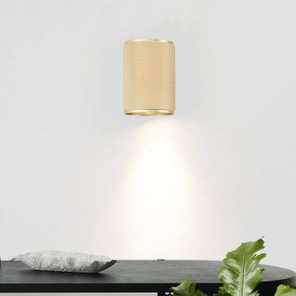 Brilliant - LED Sienas lampa MARTY 1xGU10/5W/230V zelta