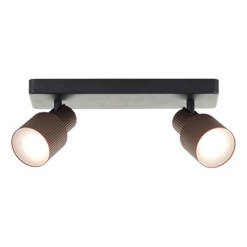 Brilliant - LED Starmetis CADIZ 2xGU10/5W/230V bronza