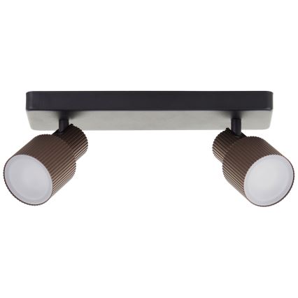 Brilliant - LED Starmetis CADIZ 2xGU10/5W/230V bronza