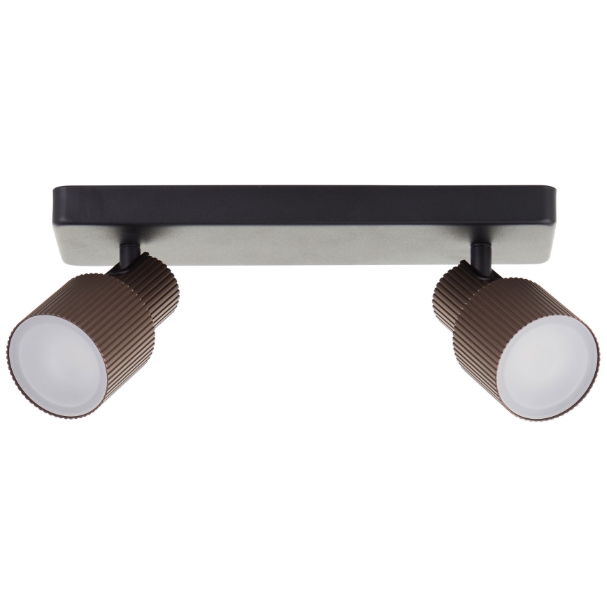 Brilliant - LED Starmetis CADIZ 2xGU10/5W/230V bronza