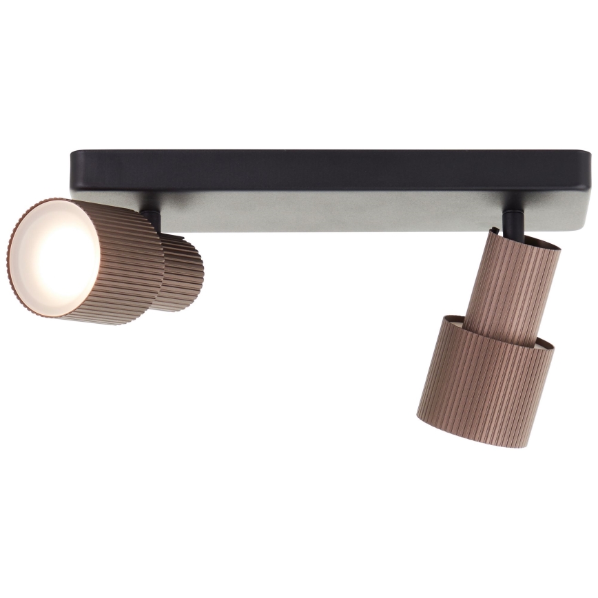 Brilliant - LED Starmetis CADIZ 2xGU10/5W/230V bronza