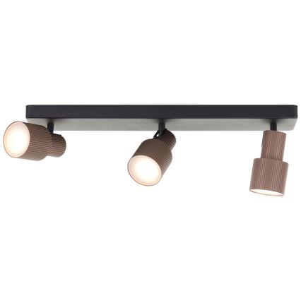 Brilliant - LED Starmetis CADIZ 3xGU10/5W/230V bronza