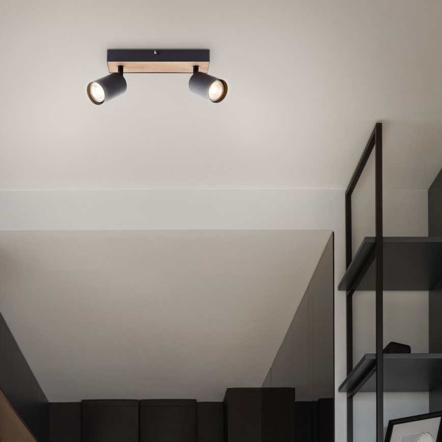 Brilliant - LED Starmetis JELLO 2xGU10/4,5W/230V priede - FSC sertificēts