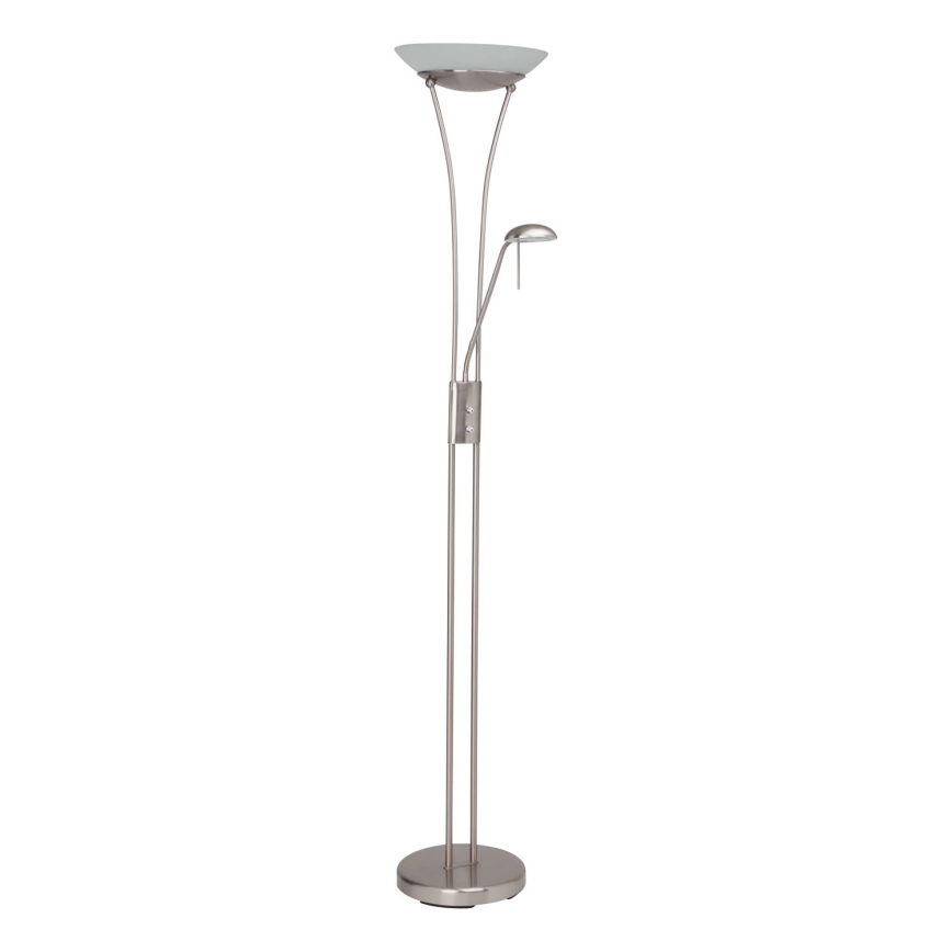 Brilliant - LED stāvlampa FINN ar regulējamu spilgtumu 2xLED/13W/230V matēts hroms