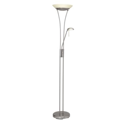 Brilliant - LED stāvlampa FINN ar regulējamu spilgtumu 2xLED/13W/230V matēts hroms