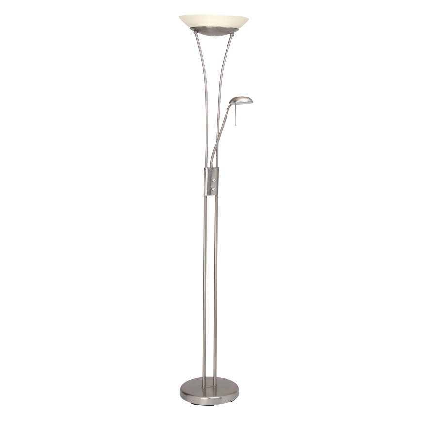 Brilliant - LED stāvlampa FINN ar regulējamu spilgtumu 2xLED/13W/230V matēts hroms