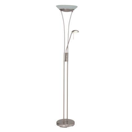 Brilliant - LED stāvlampa FINN ar regulējamu spilgtumu 2xLED/13W/230V matēts hroms