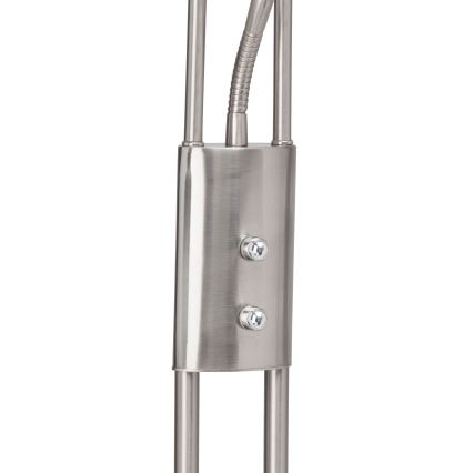 Brilliant - LED stāvlampa FINN ar regulējamu spilgtumu 2xLED/13W/230V matēts hroms