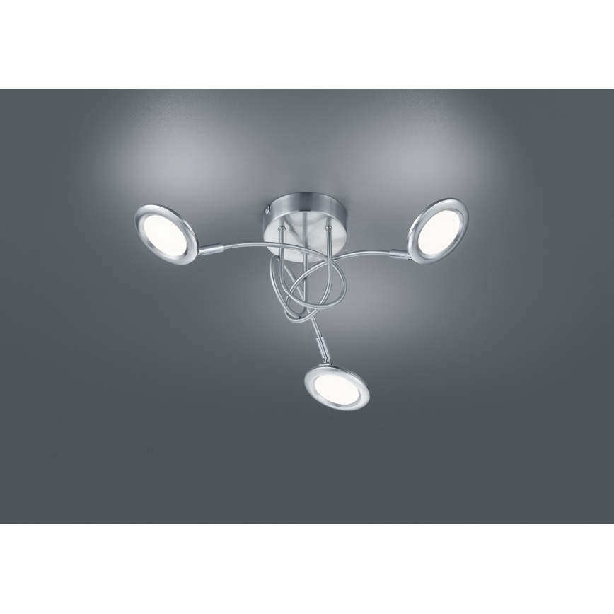 Brilliant - LED virsmas griestu lampa SESSION 3xLED/3,1W/230V 3000/4000/6500K matēts hroms